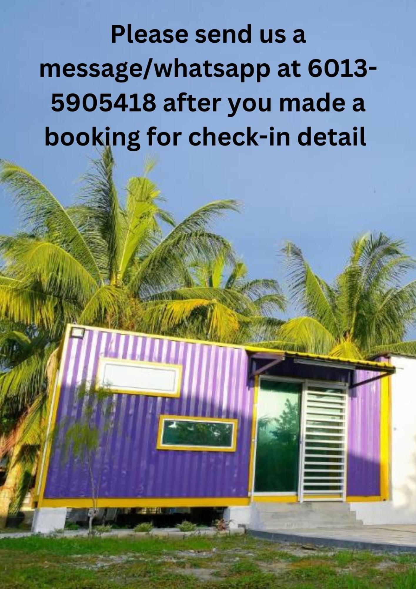 Purple Cube At Lumut Cube Homestay Kontena Екстер'єр фото