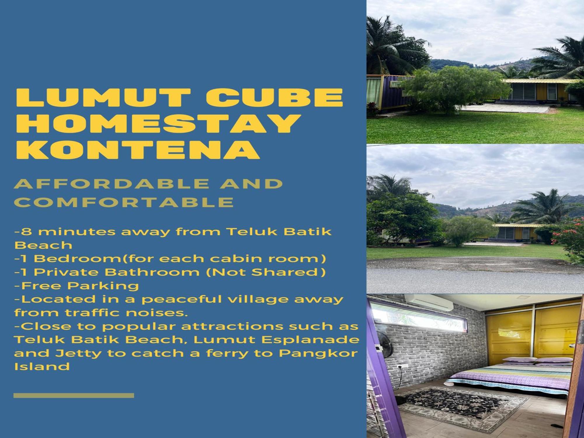 Purple Cube At Lumut Cube Homestay Kontena Екстер'єр фото